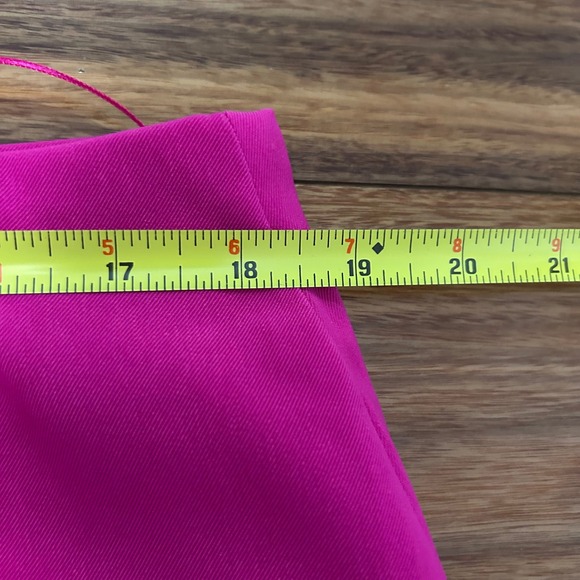 White Birch Black Label‎ Hot Pink Mini Skirt Women's 1X With Side Slit - Picture 8 of 9